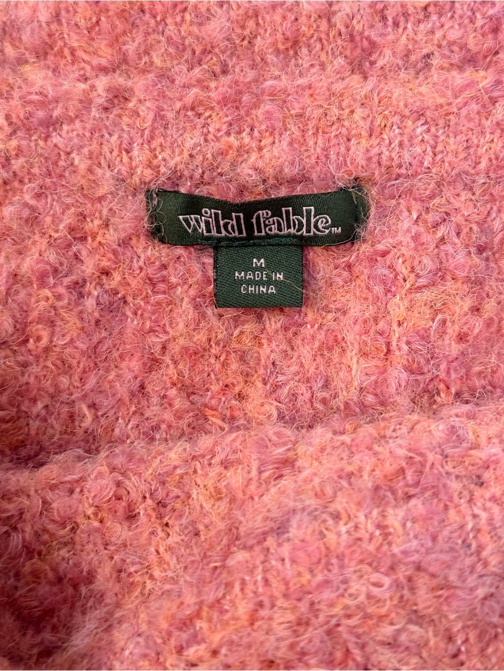 wild fable Pink Textured Mini Skirt with Asymmetric Flap Sz Medium - Picture 5 of 9